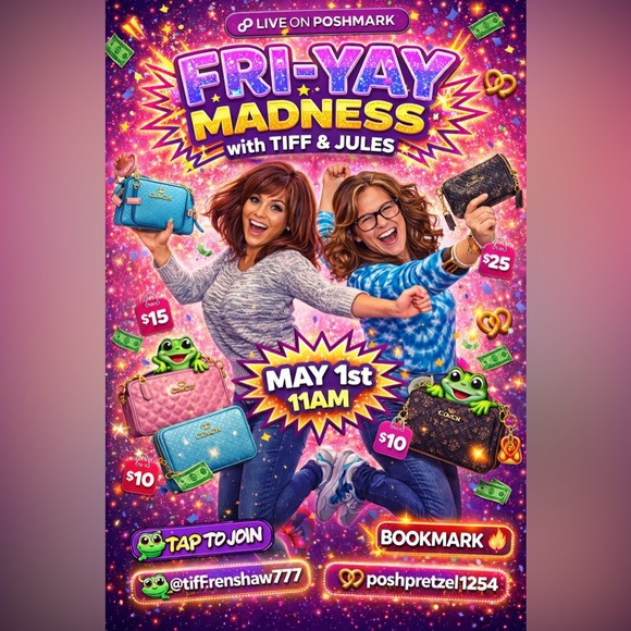 various Accessories - tiffrenshaw777 & poshpretze|1234
Will Be Together Live May 1st 11am CST